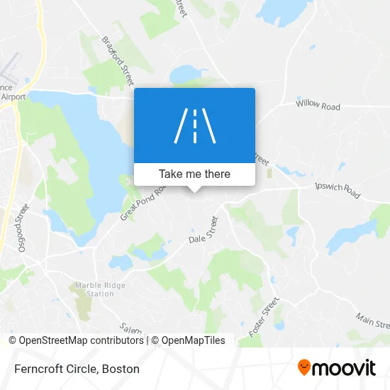 Ferncroft Circle map