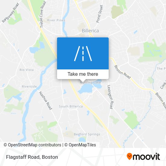 Mapa de Flagstaff Road