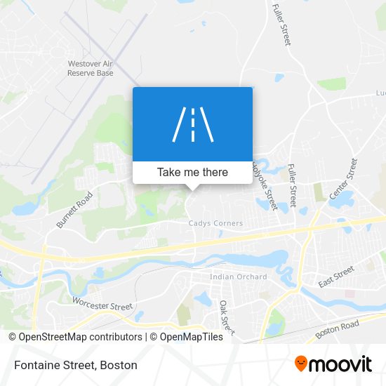 Mapa de Fontaine Street