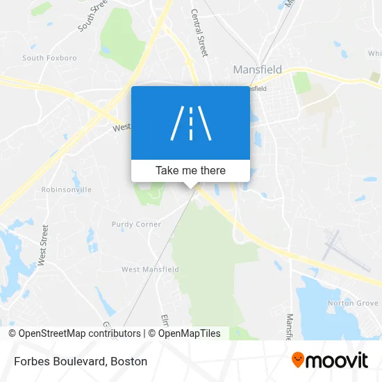 Forbes Boulevard map