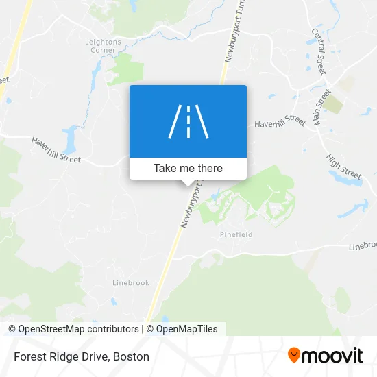 Forest Ridge Drive map