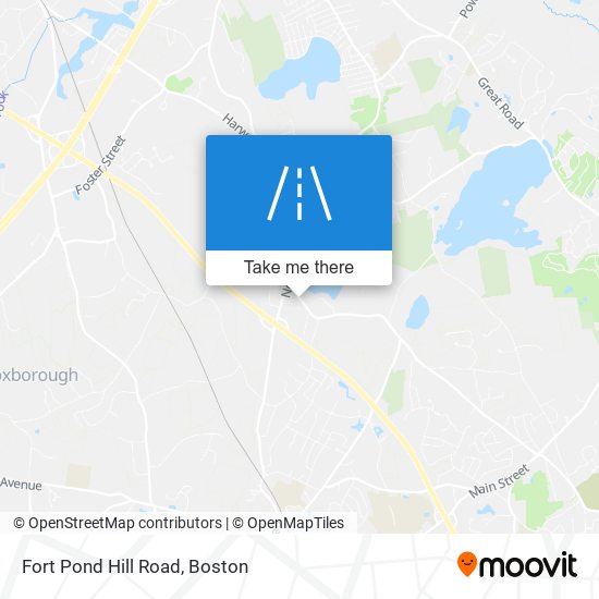 Mapa de Fort Pond Hill Road