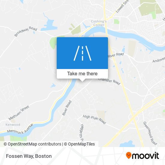 Fossen Way map