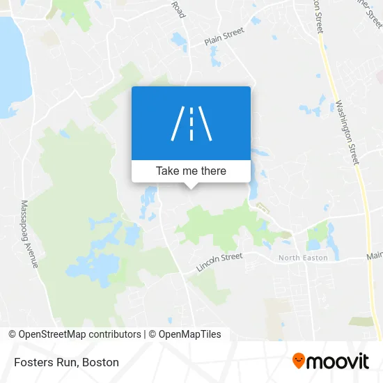 Fosters Run map