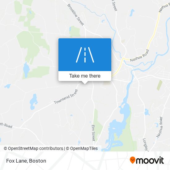 Fox Lane map