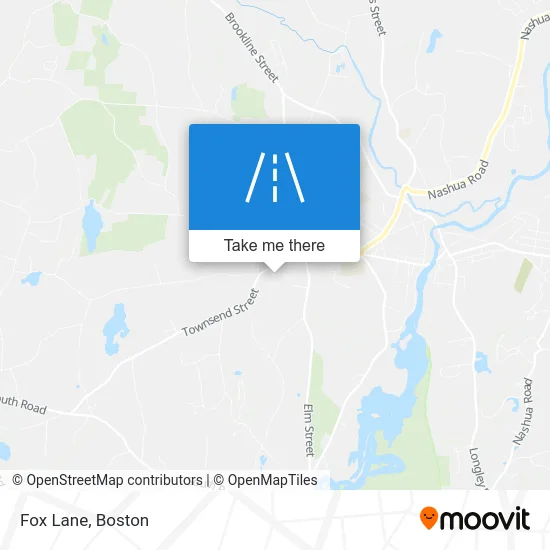 Fox Lane map