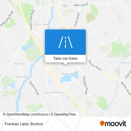 Frankay Lane map