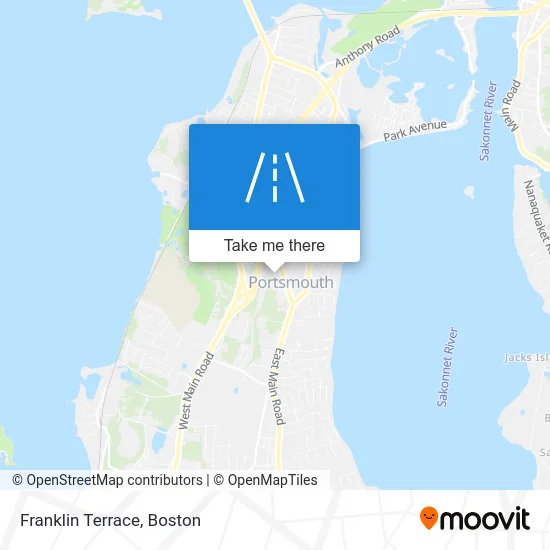Franklin Terrace map