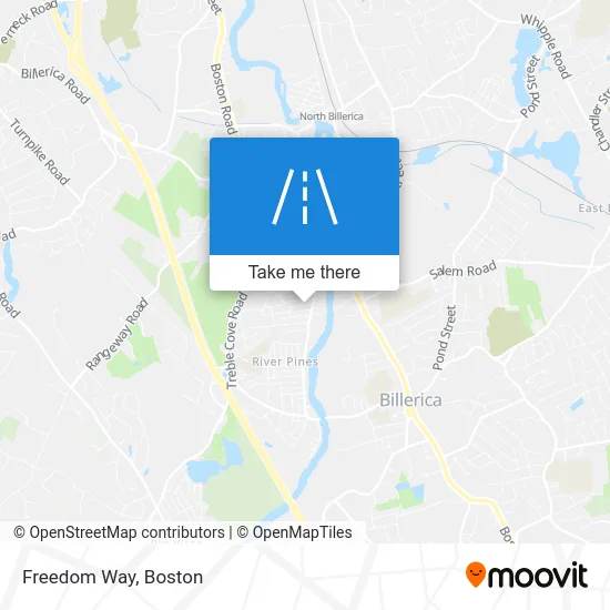 Freedom Way map