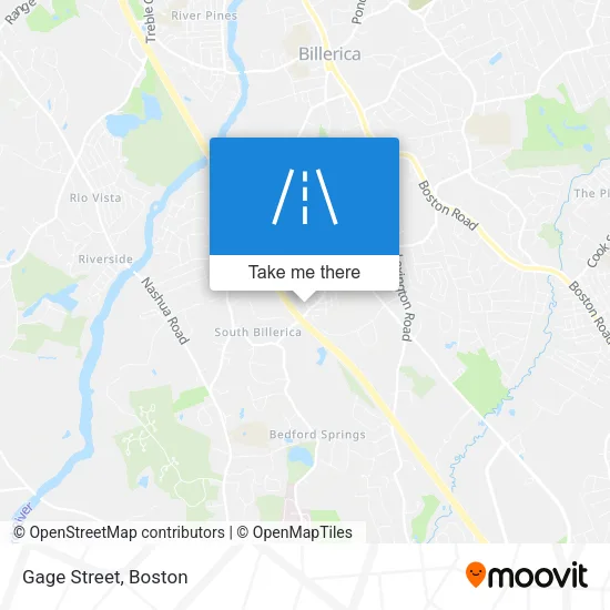 Gage Street map