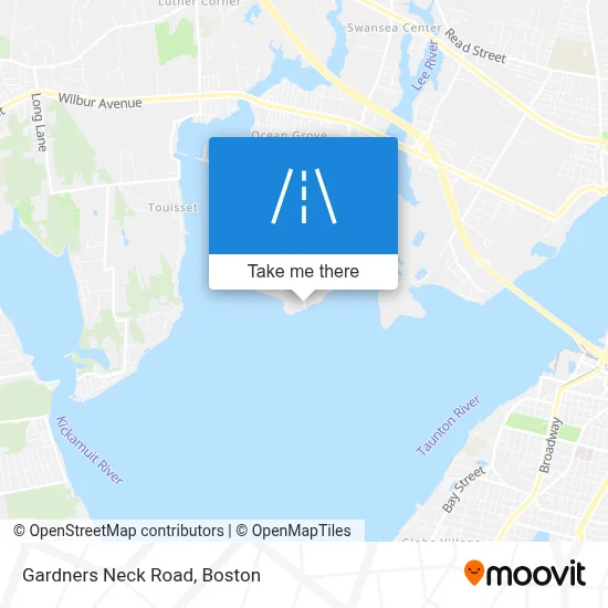 Gardners Neck Road map