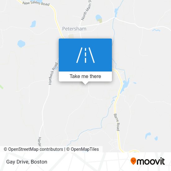 Gay Drive map