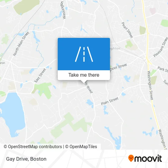 Gay Drive map