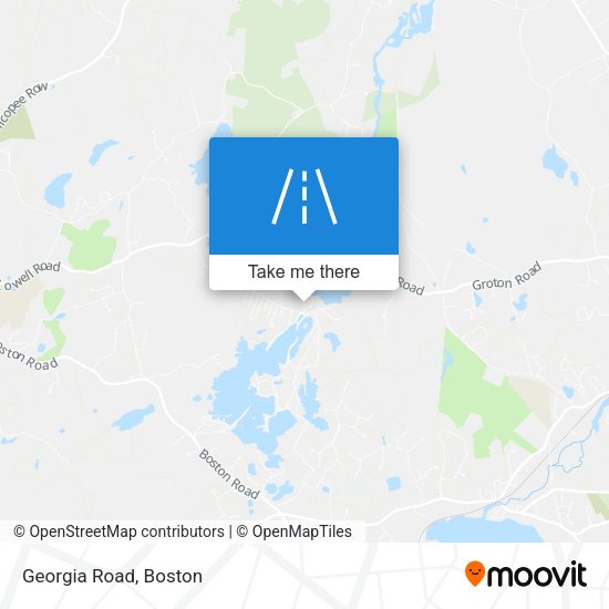 Mapa de Georgia Road
