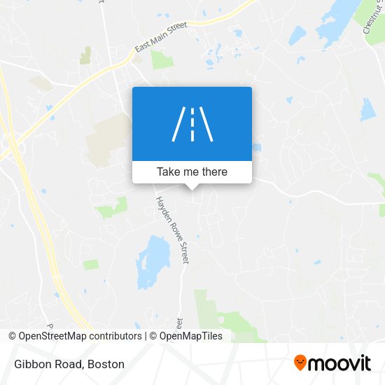 Mapa de Gibbon Road