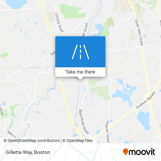 Gillette Way map