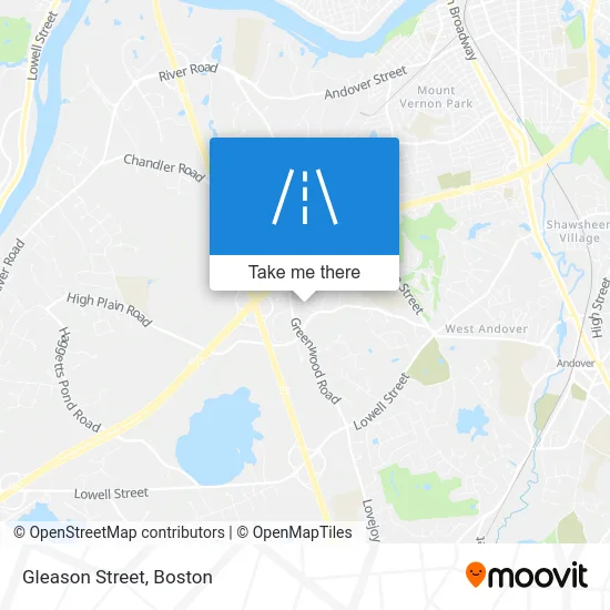 Gleason Street map