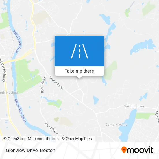 Glenview Drive map