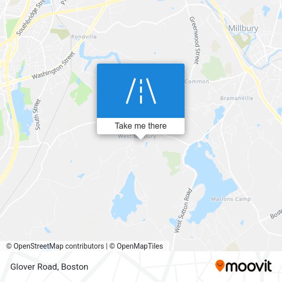 Mapa de Glover Road