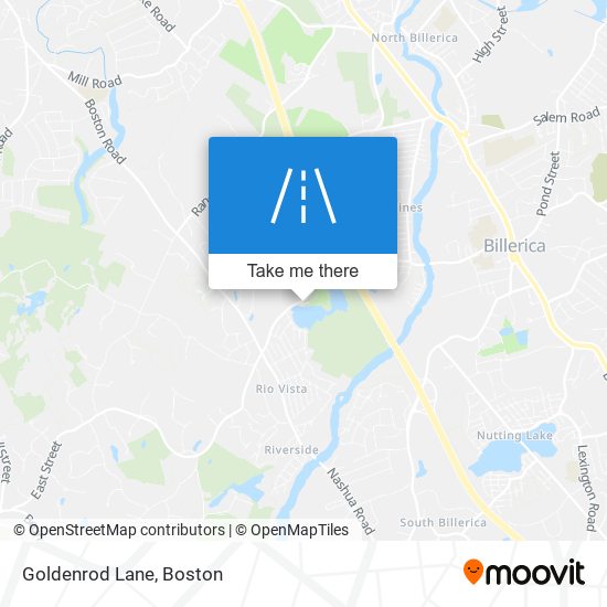Mapa de Goldenrod Lane
