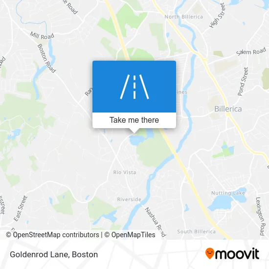 Goldenrod Lane map