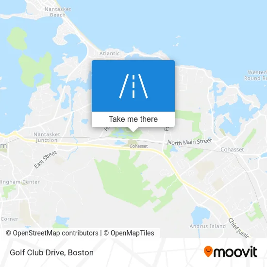 Golf Club Drive map