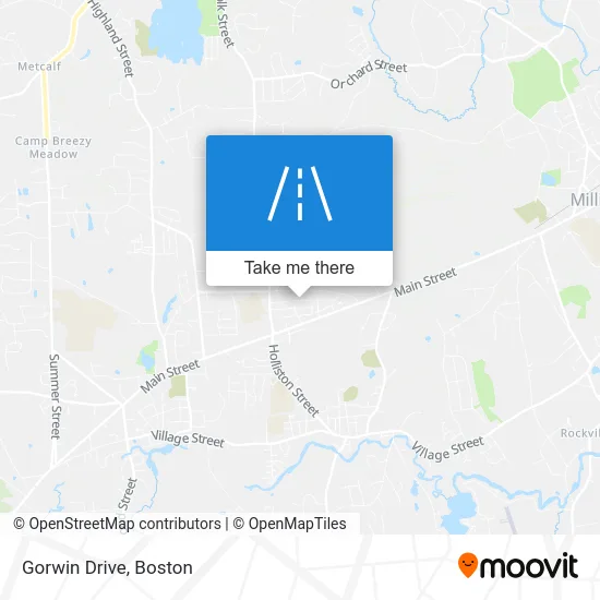 Gorwin Drive map