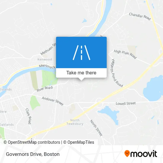 Governors Drive map