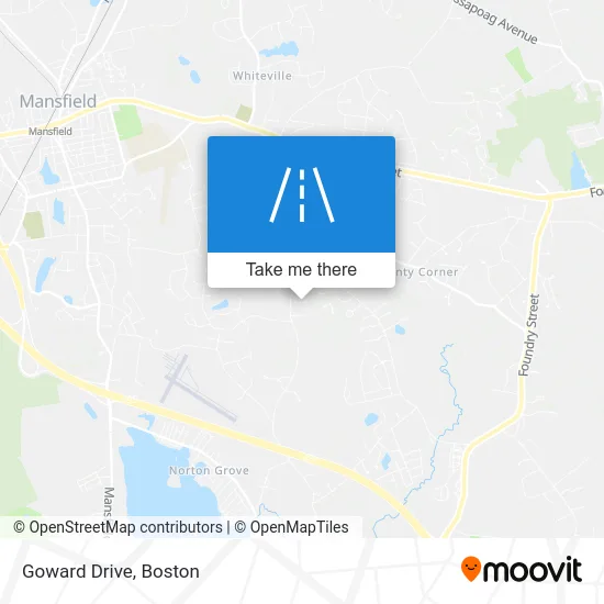 Goward Drive map