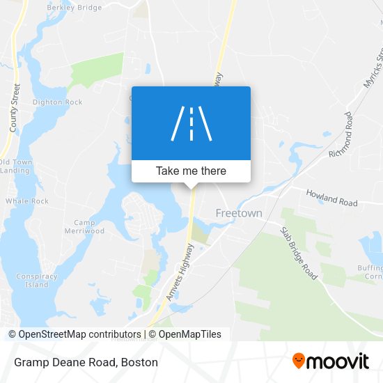 Mapa de Gramp Deane Road