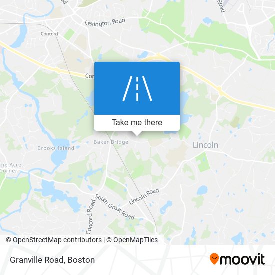 Granville Road map