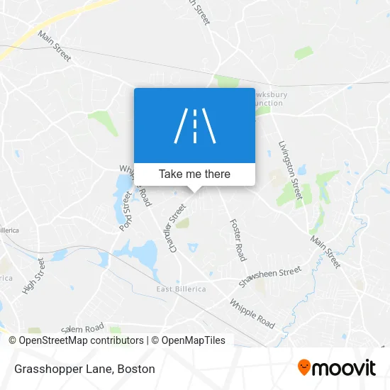 Grasshopper Lane map