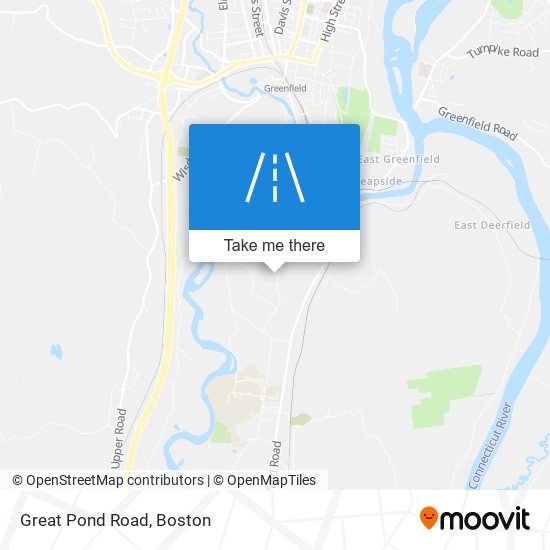 Mapa de Great Pond Road