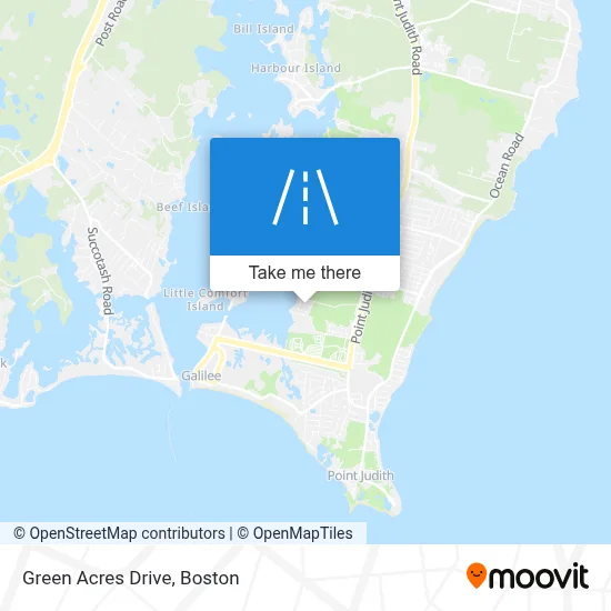 Green Acres Drive map