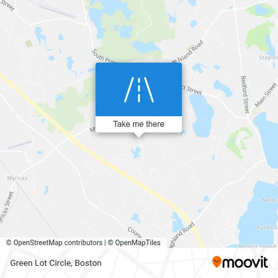 Green Lot Circle map