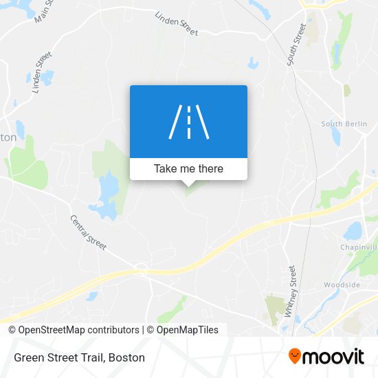 Mapa de Green Street Trail
