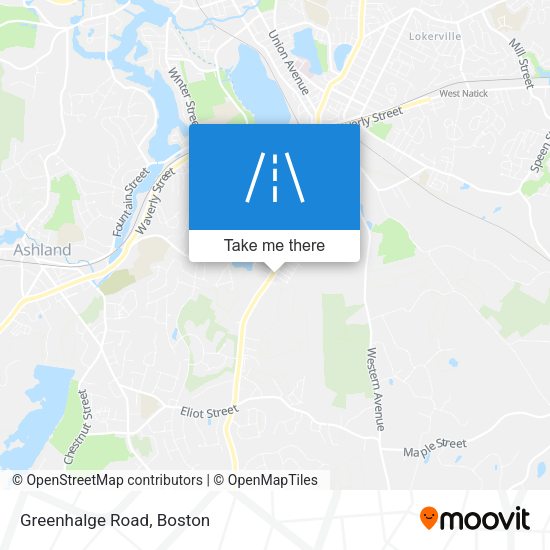 Mapa de Greenhalge Road