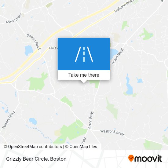 Mapa de Grizzly Bear Circle