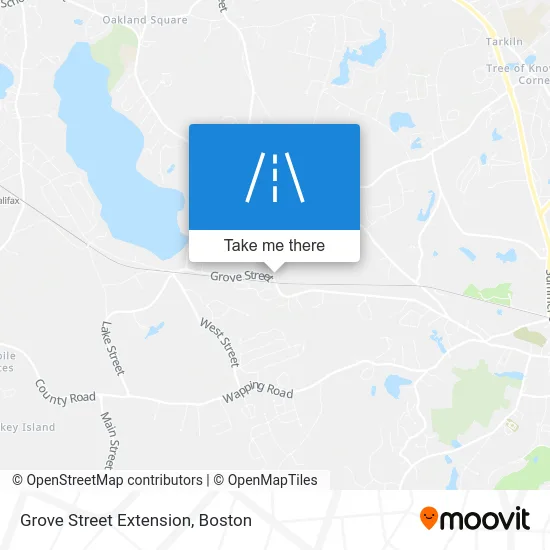 Grove Street Extension map