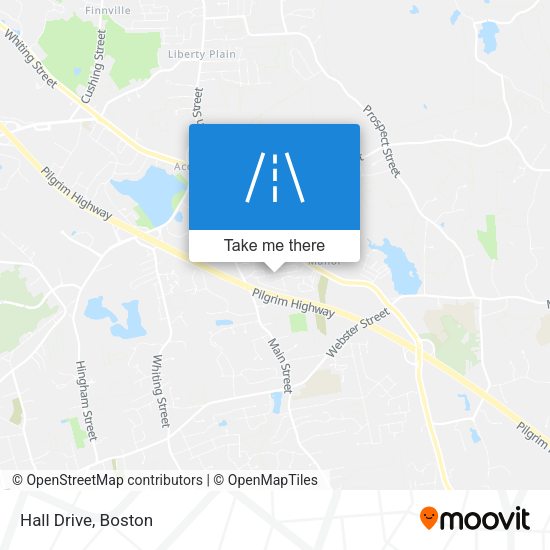 Mapa de Hall Drive
