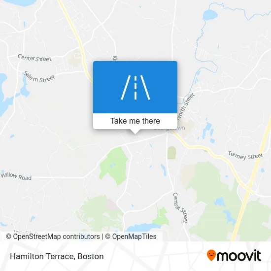 Hamilton Terrace map