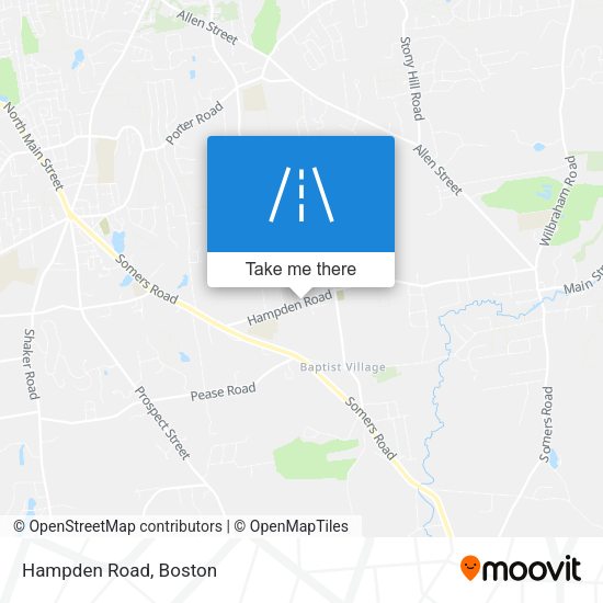 Mapa de Hampden Road