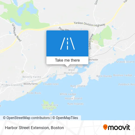Harbor Street Extension map