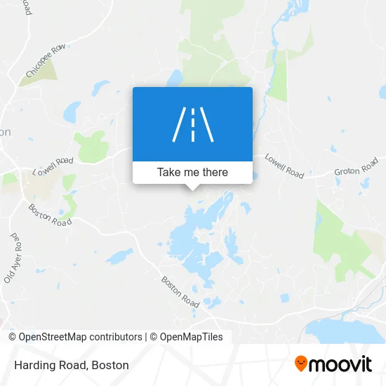 Harding Road map