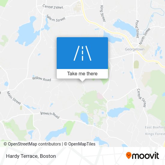 Mapa de Hardy Terrace