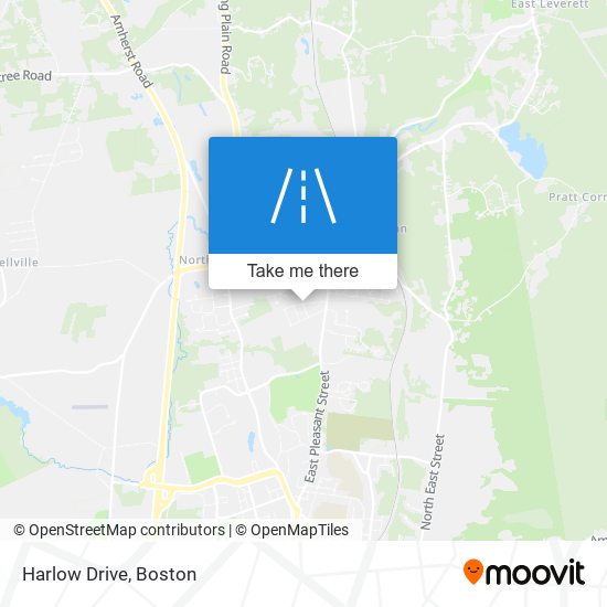 Harlow Drive map