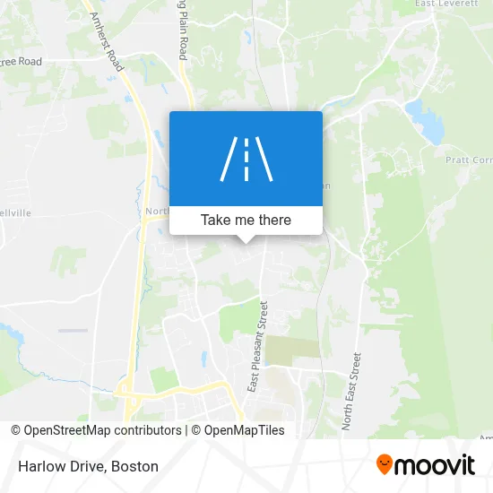 Harlow Drive map