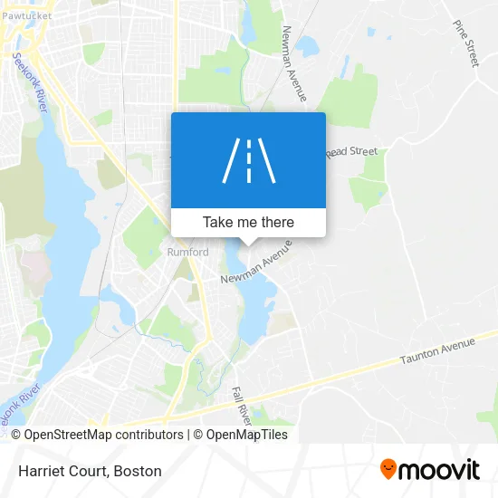 Mapa de Harriet Court