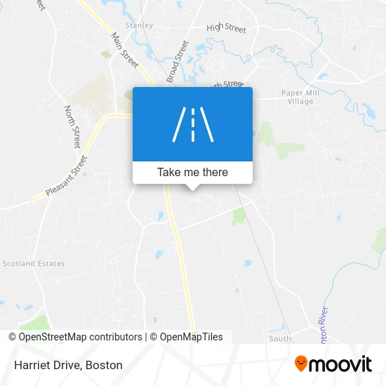 Harriet Drive map