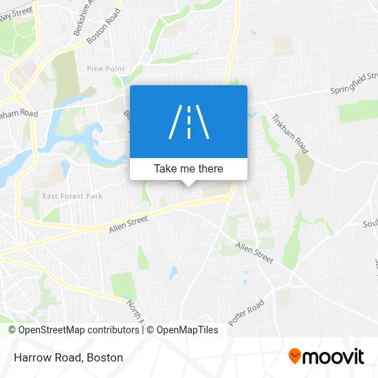 Harrow Road map